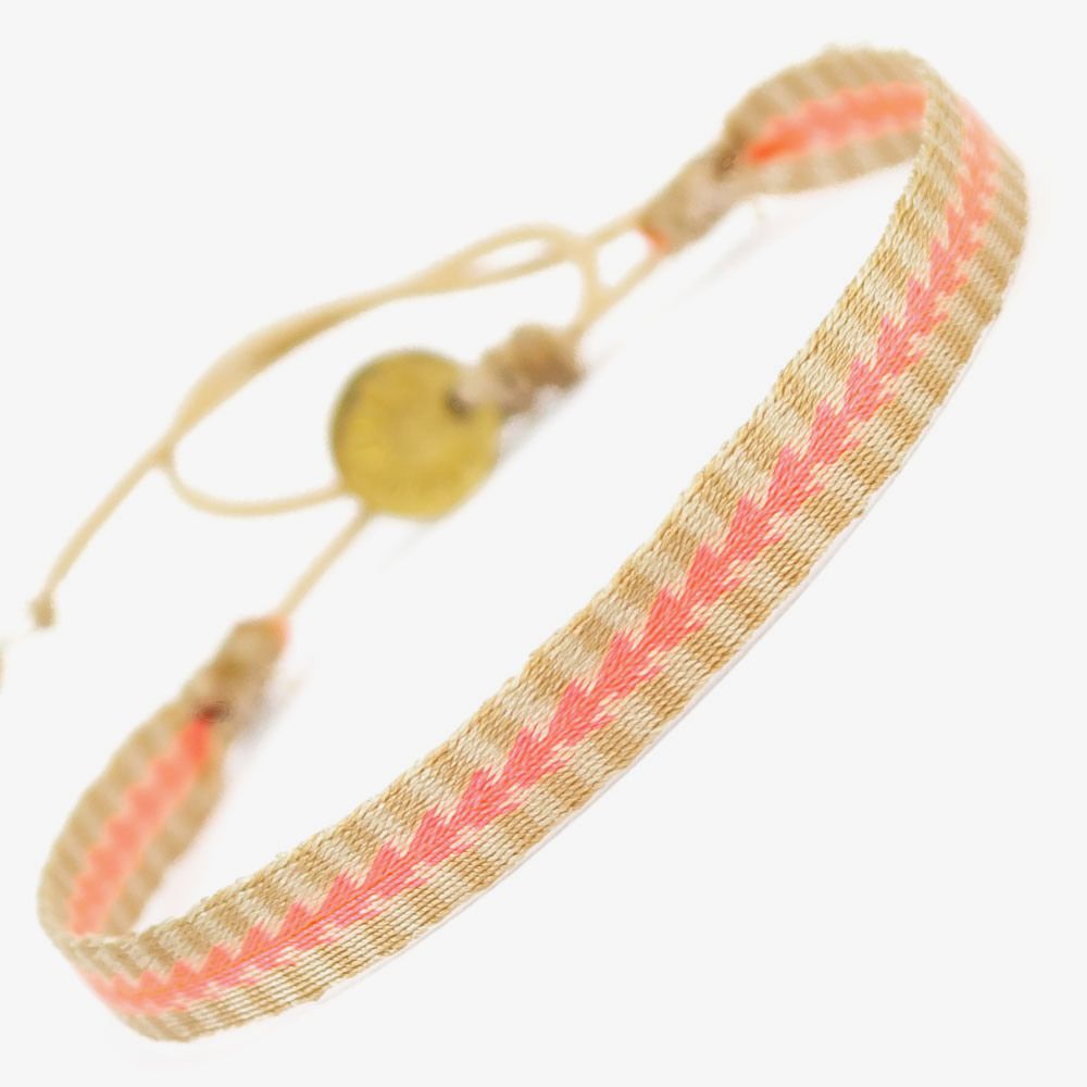 Bracelet Argantina 120 - Beige & Pink