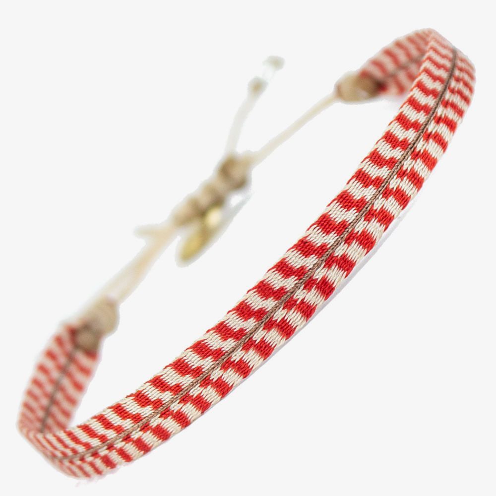 Bracelet Argantina 120 - Red & White