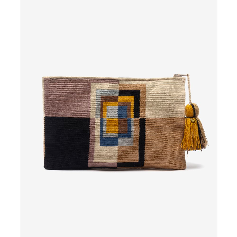 Clutch Bag - OSTRICH - LAVENDER & TOAST