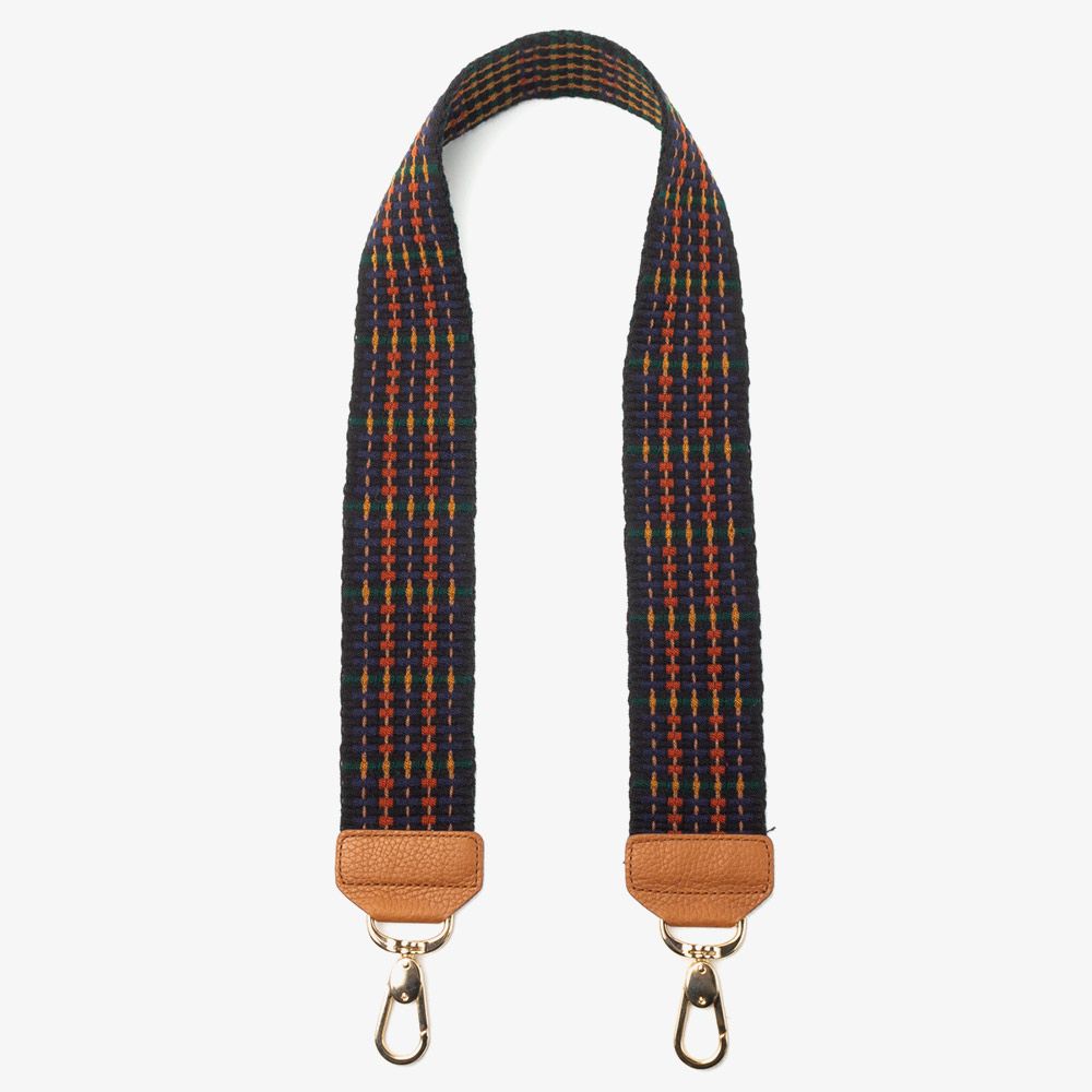 Bag strap - MALIBU - NAVY & ORANGE