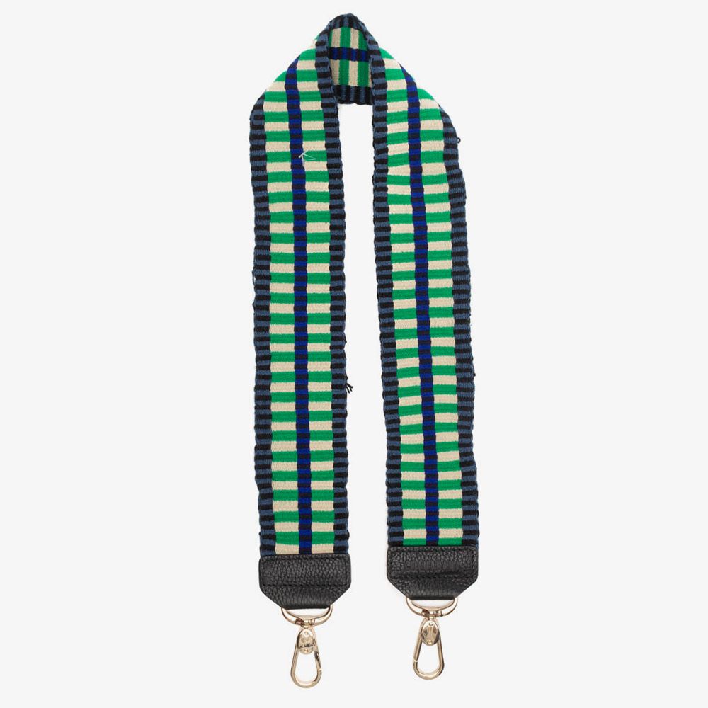 Bag strap - ALHAMBRA -  ROYAL BLUE & GREEN