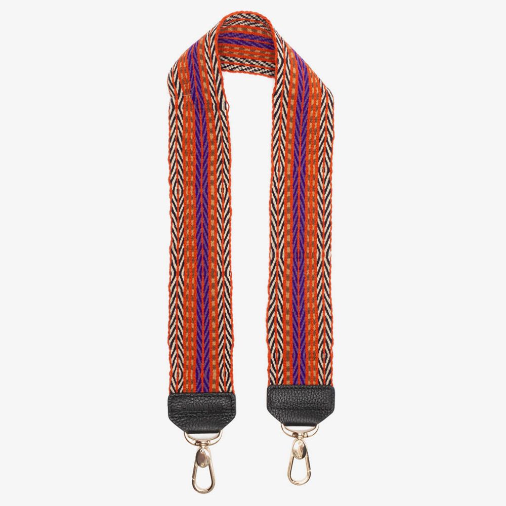 Bag strap - ALASKA - ORANGE & PURPLE