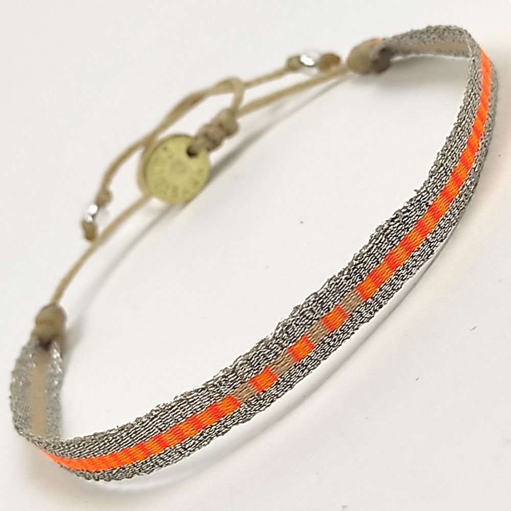 Bracelet Argantina 120 - Orange & Silver
