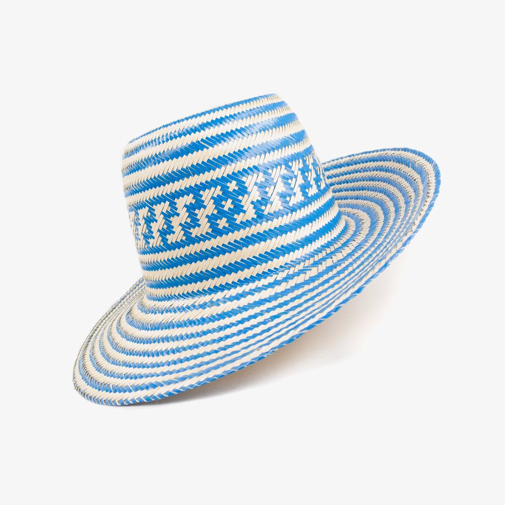 Guanabana Handmade Guajiro hat ZZ - Blue display picture 1