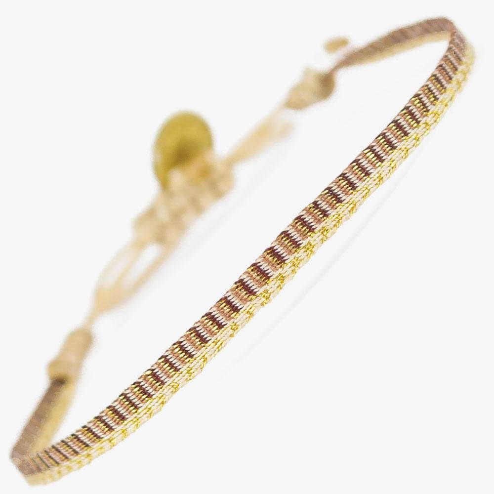 Bracelet Argantina 40 - Brown & Gold Image 0