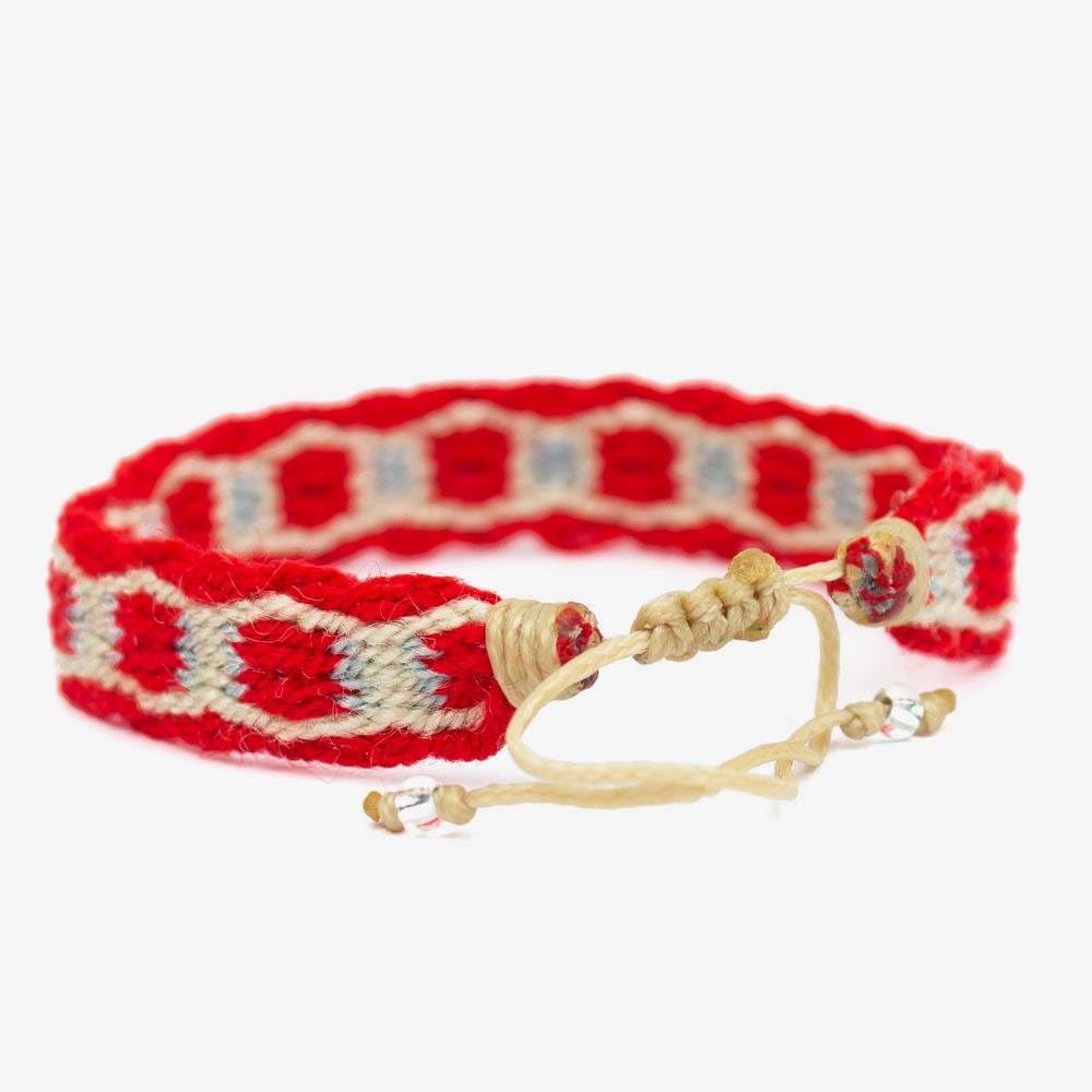 CAPTAIN Bracelet - Red & White Image 1