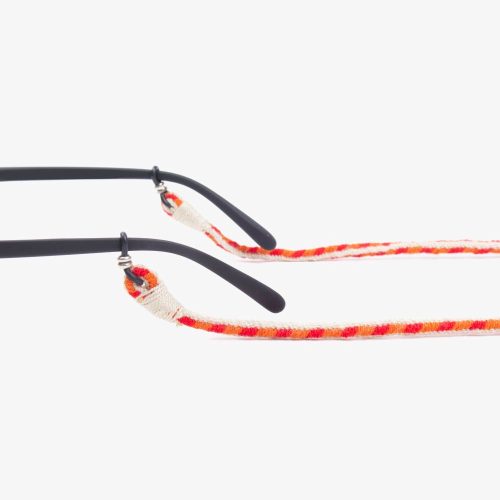Cordón de gafas - Rojo & Naranja Image 1