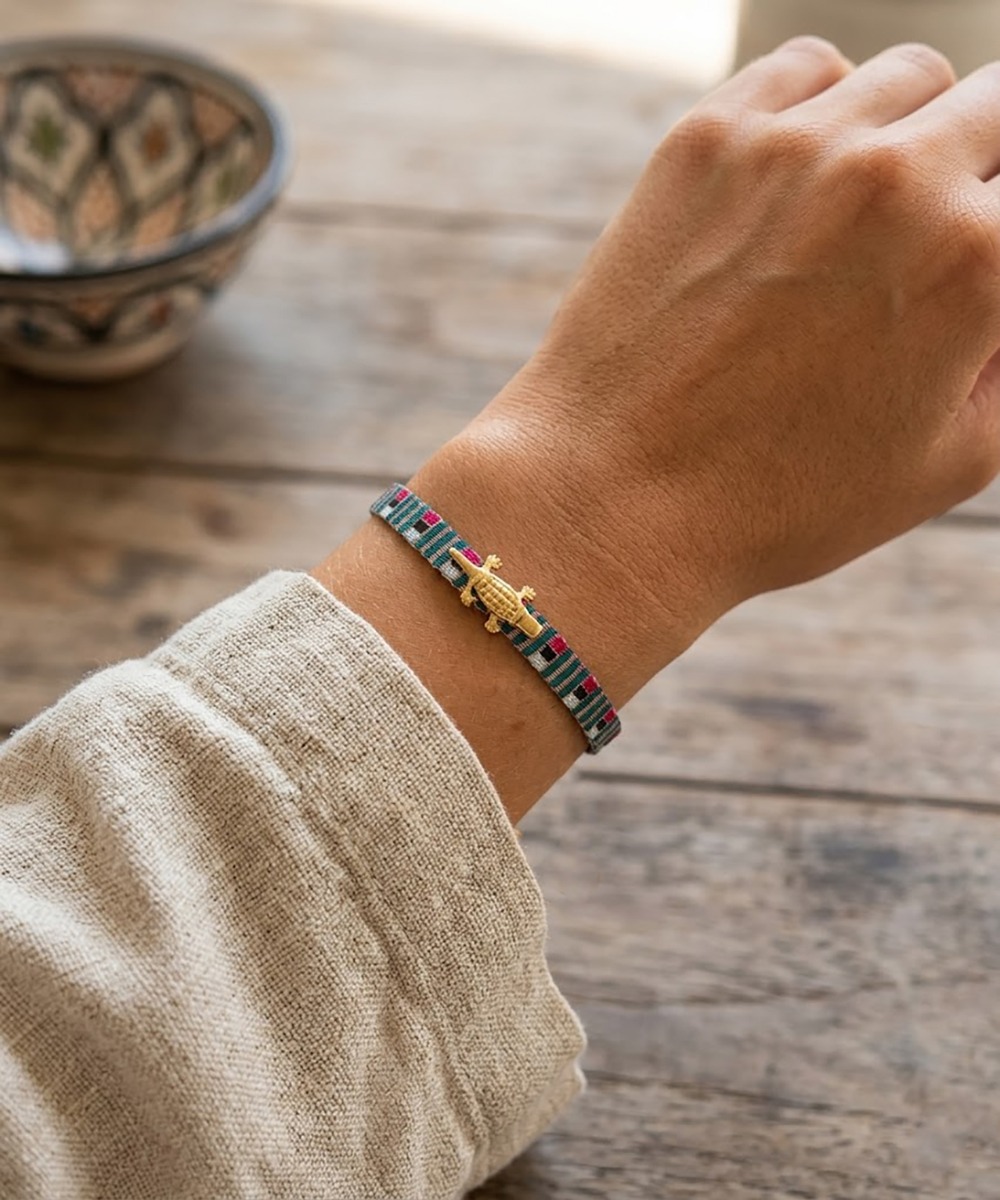 BRACELET WITH CHARM - ALLIGATOR TAIRONA