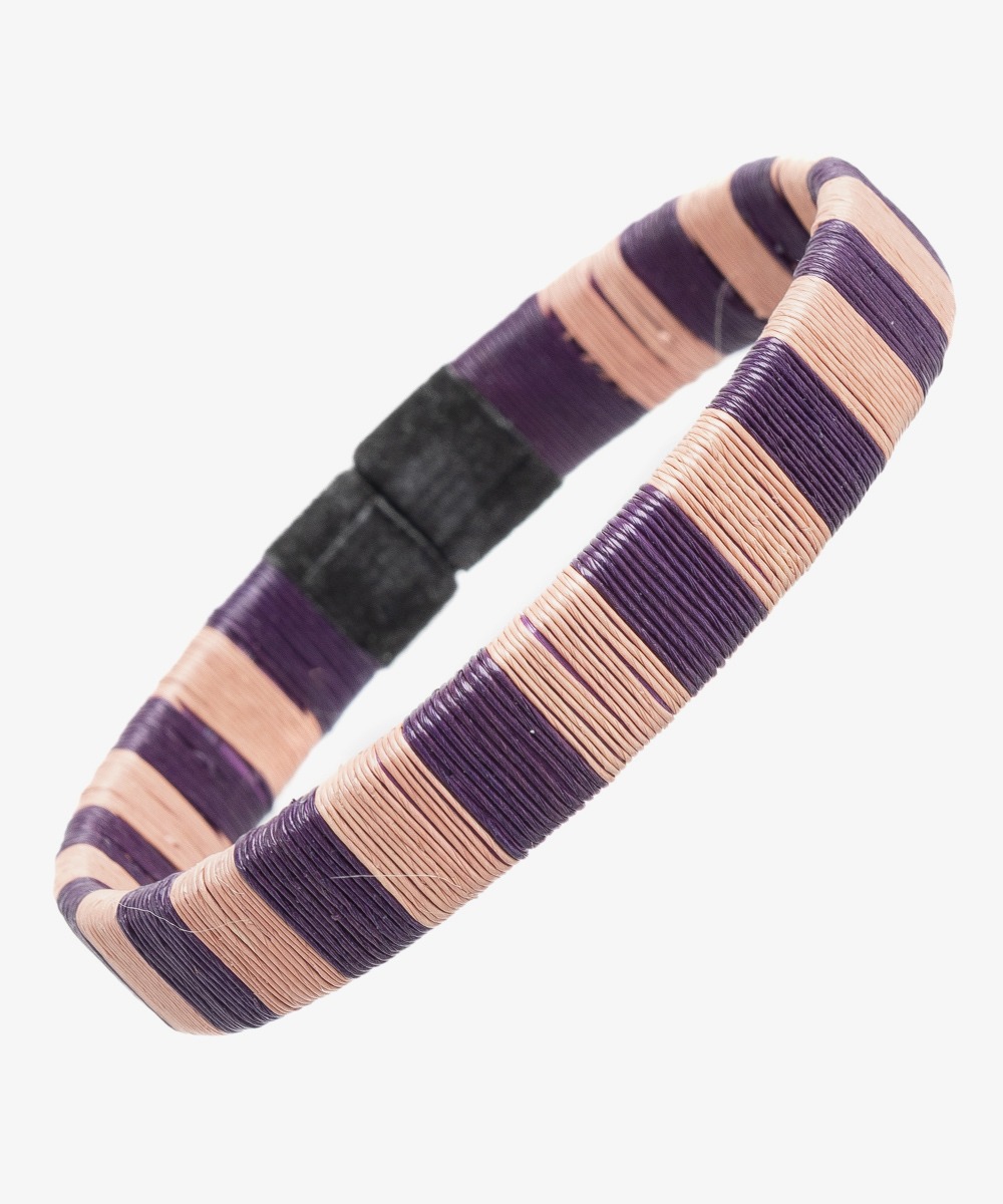 Pulsera Werregue, 1 cm, Unit - MORADO Y ROSA