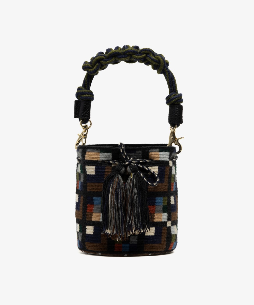 BOLSO CRUZADO M CON ASA DE MACRAMÉ - 