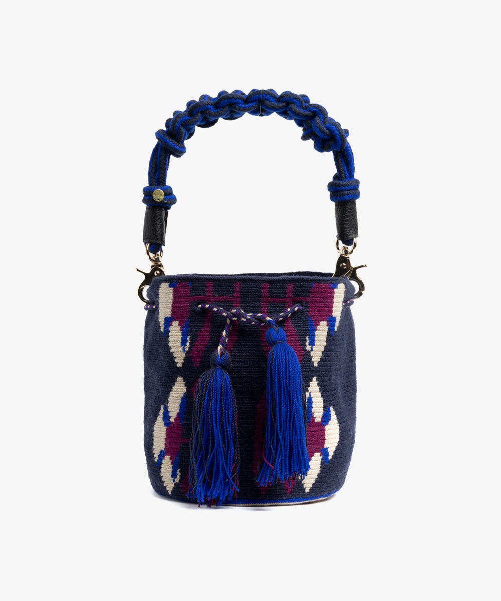 BOLSO CRUZADO M CON ASA DE MACRAMÉ - 