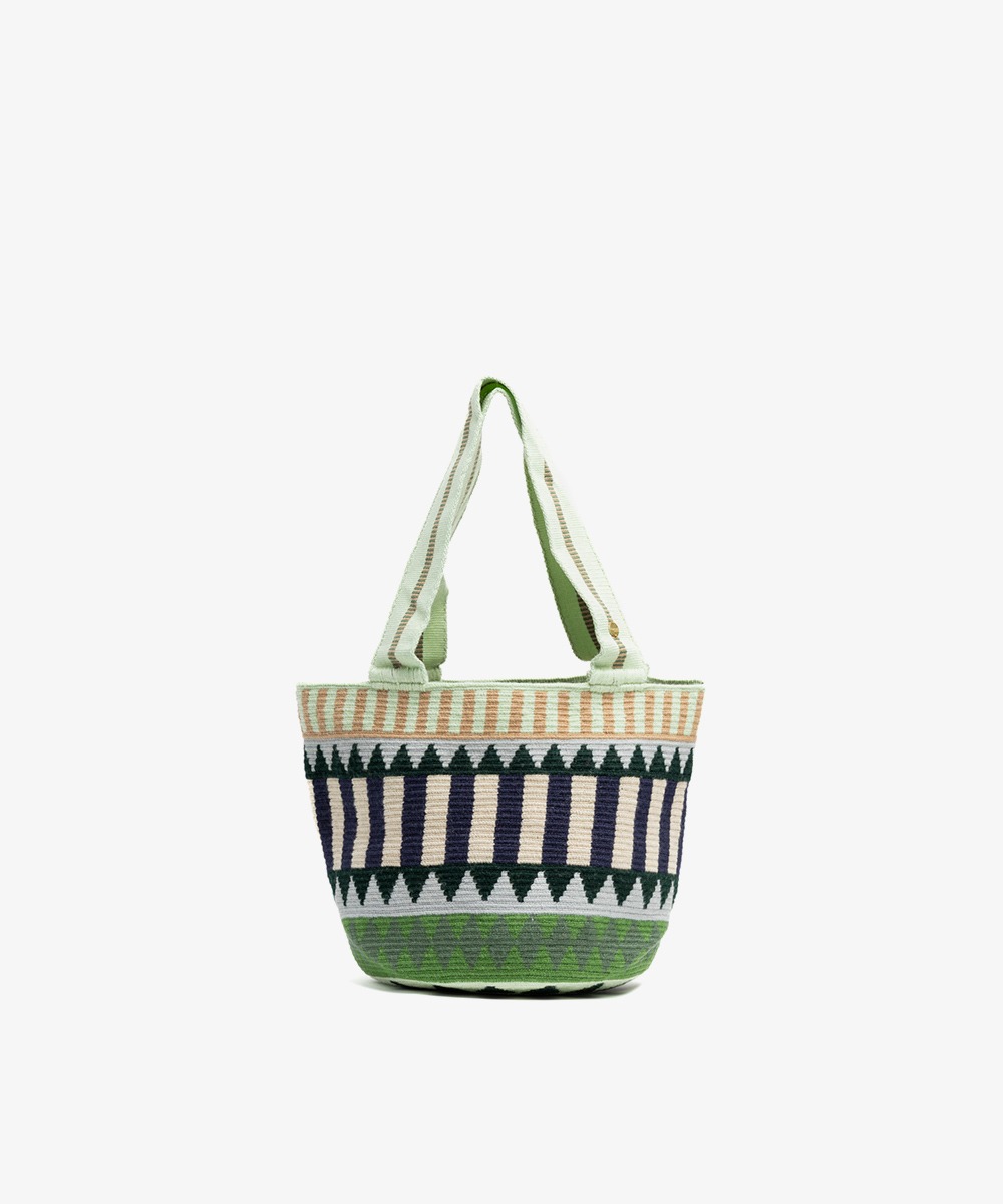 Noa 2 bag - HOROLOGIUM - GREEN & NAVY