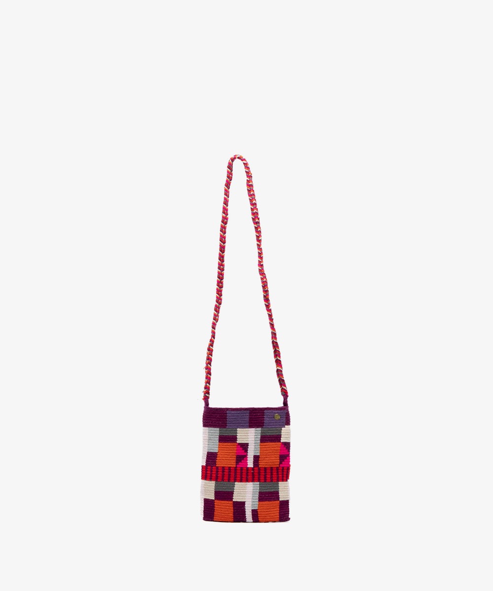 BOLSO OPERA - ANISE - TERRACOTA Y BURDEOS