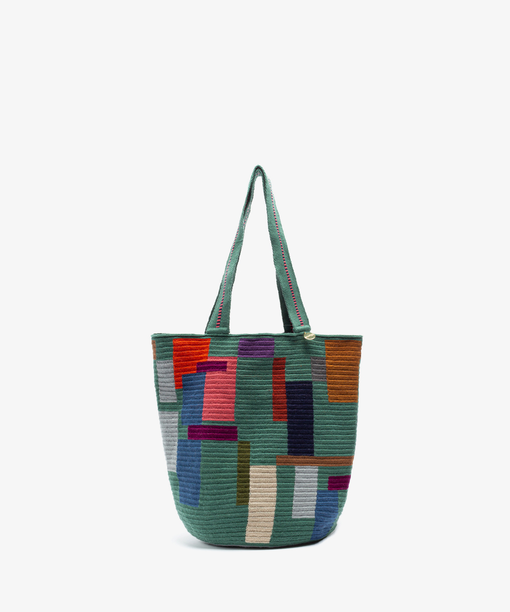 CALA BAG - STARFISH - JADE GREEN & MULTICOLOR