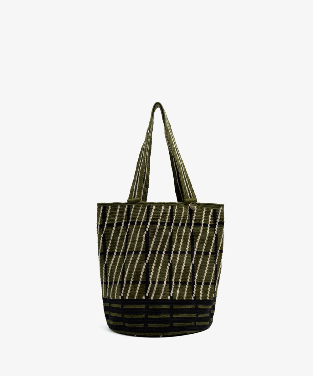 CALA BAG - WISTERIA - GREEN & BLACK