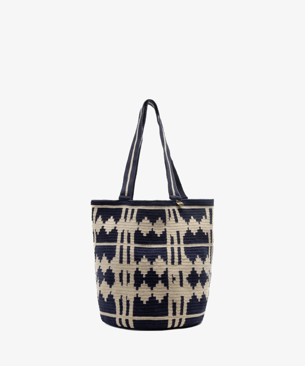 BOLSO CALA - AQUARIUS - BEIGE & MARINO