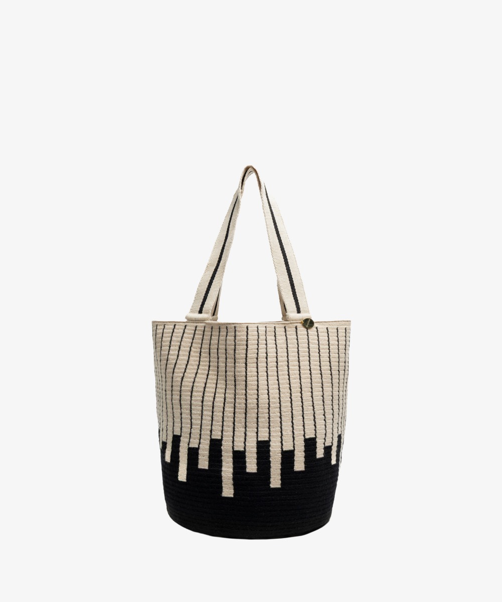 CALA BAG - LYRA - BLACK & BEIGE