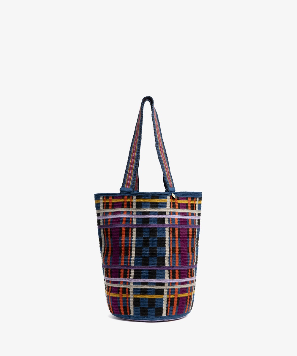 CALA BAG - MILDRED - BLUE & BLACK
