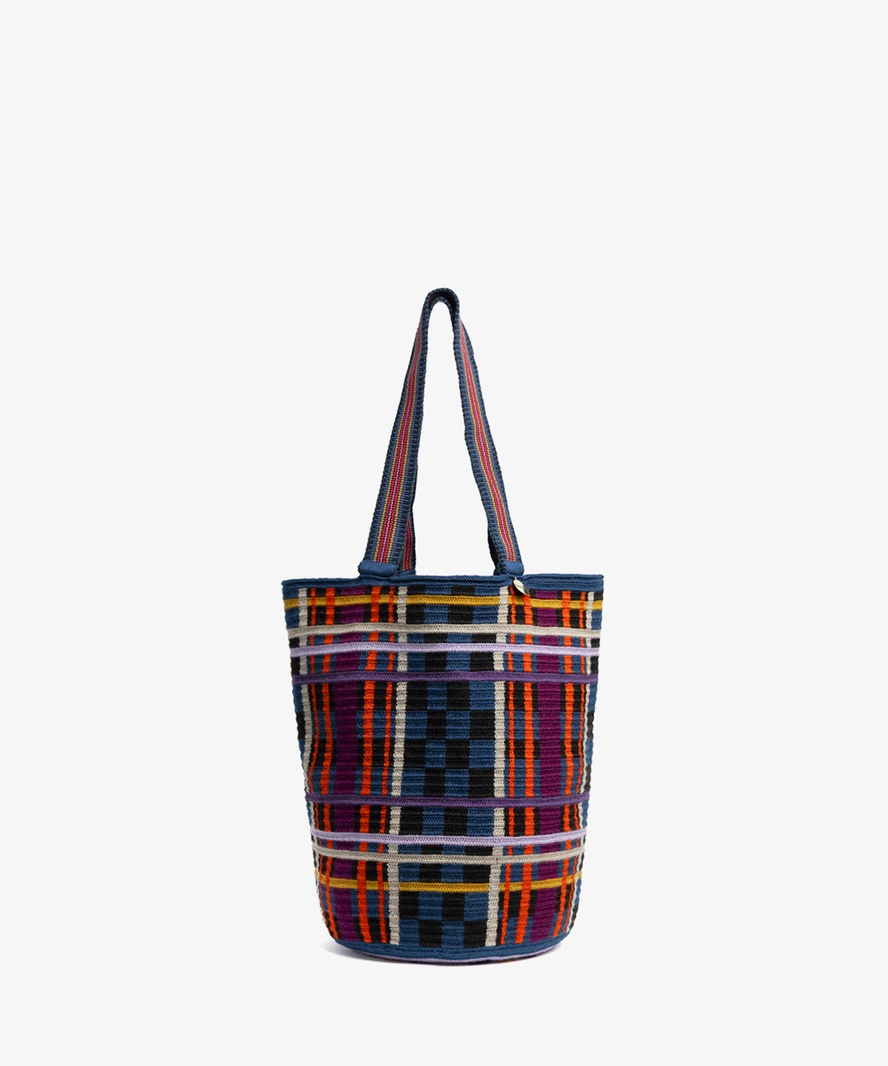 CALA BAG - MILDRED - BLUE & BLACK