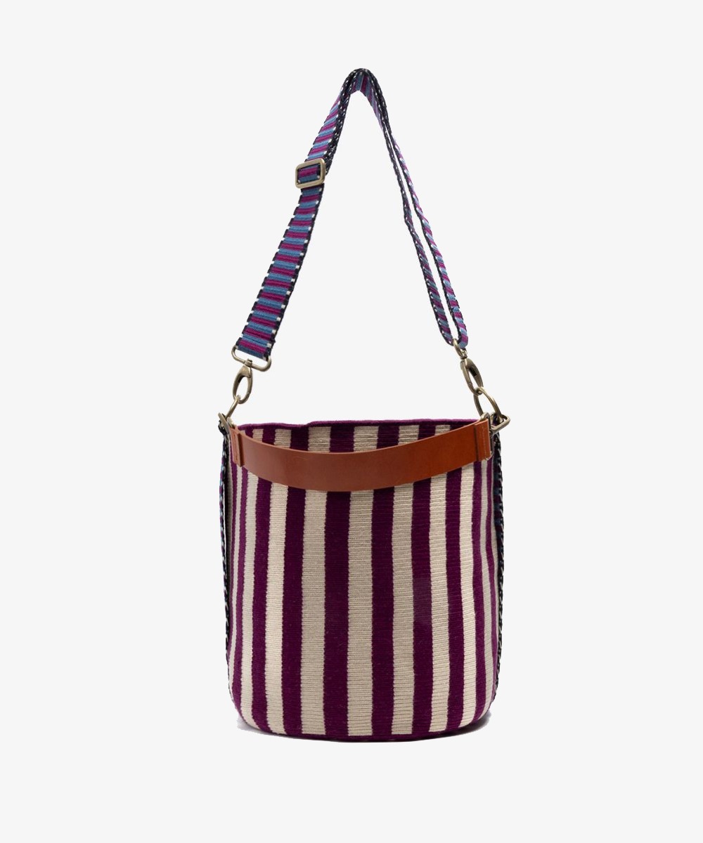 BOLSO SOFÍA - LILY - BEIGE & BURDEOS