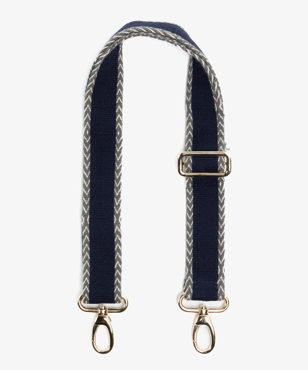 Adjustable strap- NAVY & GREY