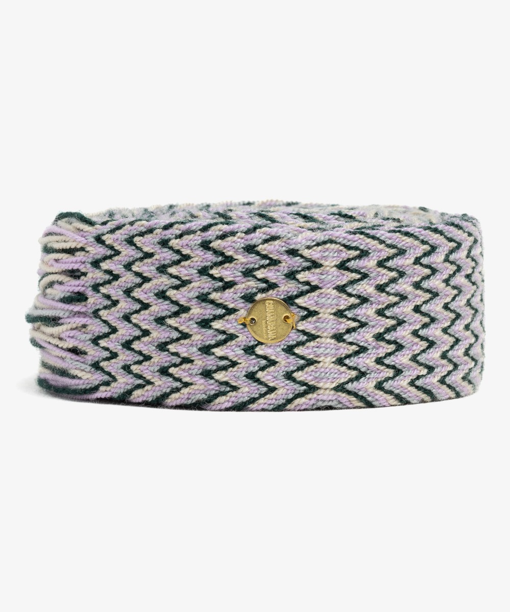 Belt with fringes COTON - PURPLE