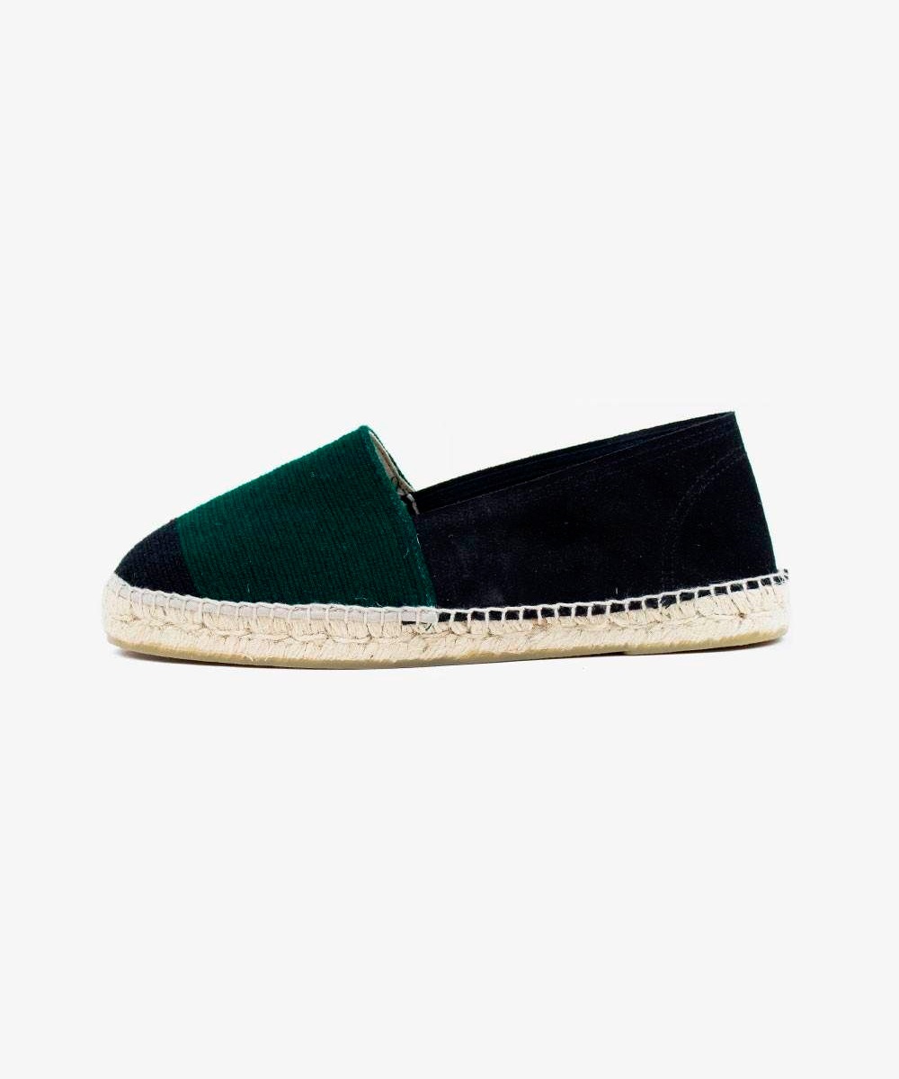 Espadrille Black & Green