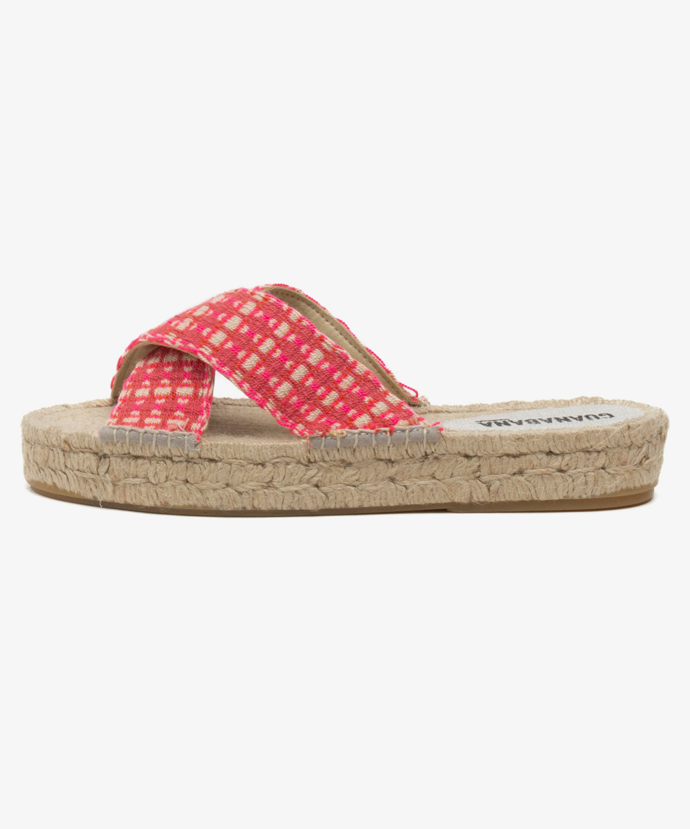 ESPADRILLE WITH CROSSED BAND -