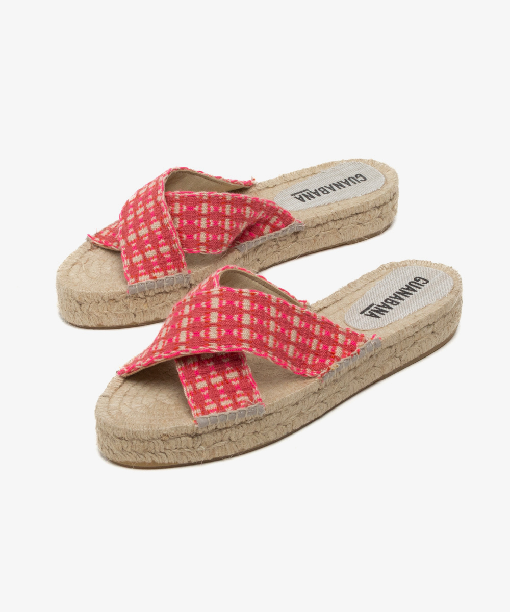 ESPADRILLE WITH CROSSED BAND -