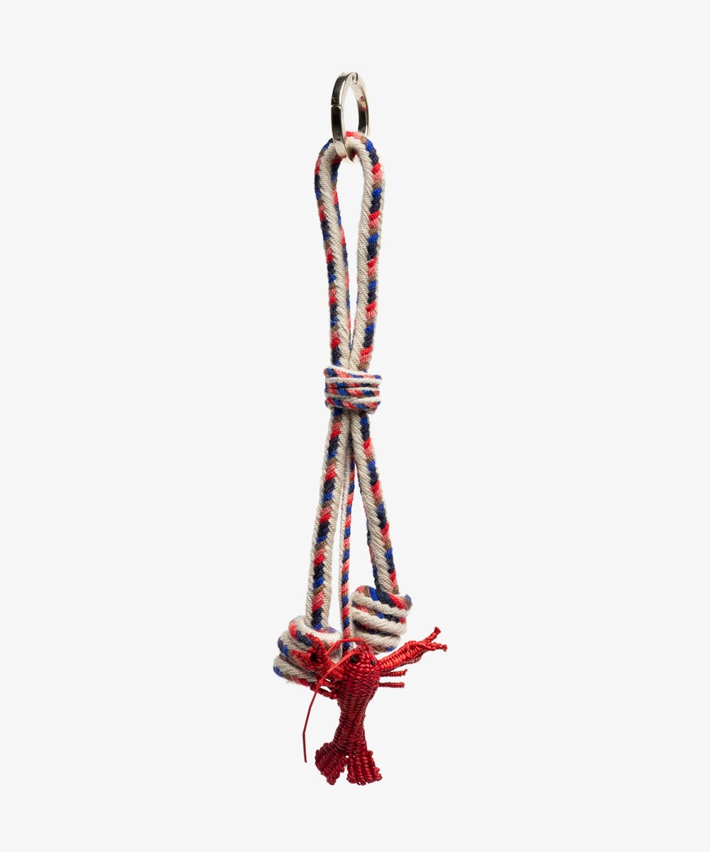 IRACA CHARM CORD WITH KEYRING - LOBSTER