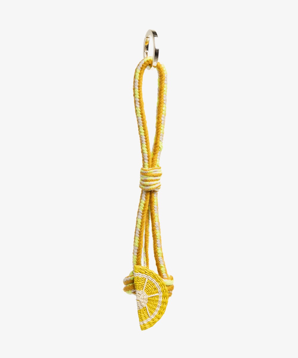 IRACA CHARM CORD WITH KEYRING - LEMON SEGMENT