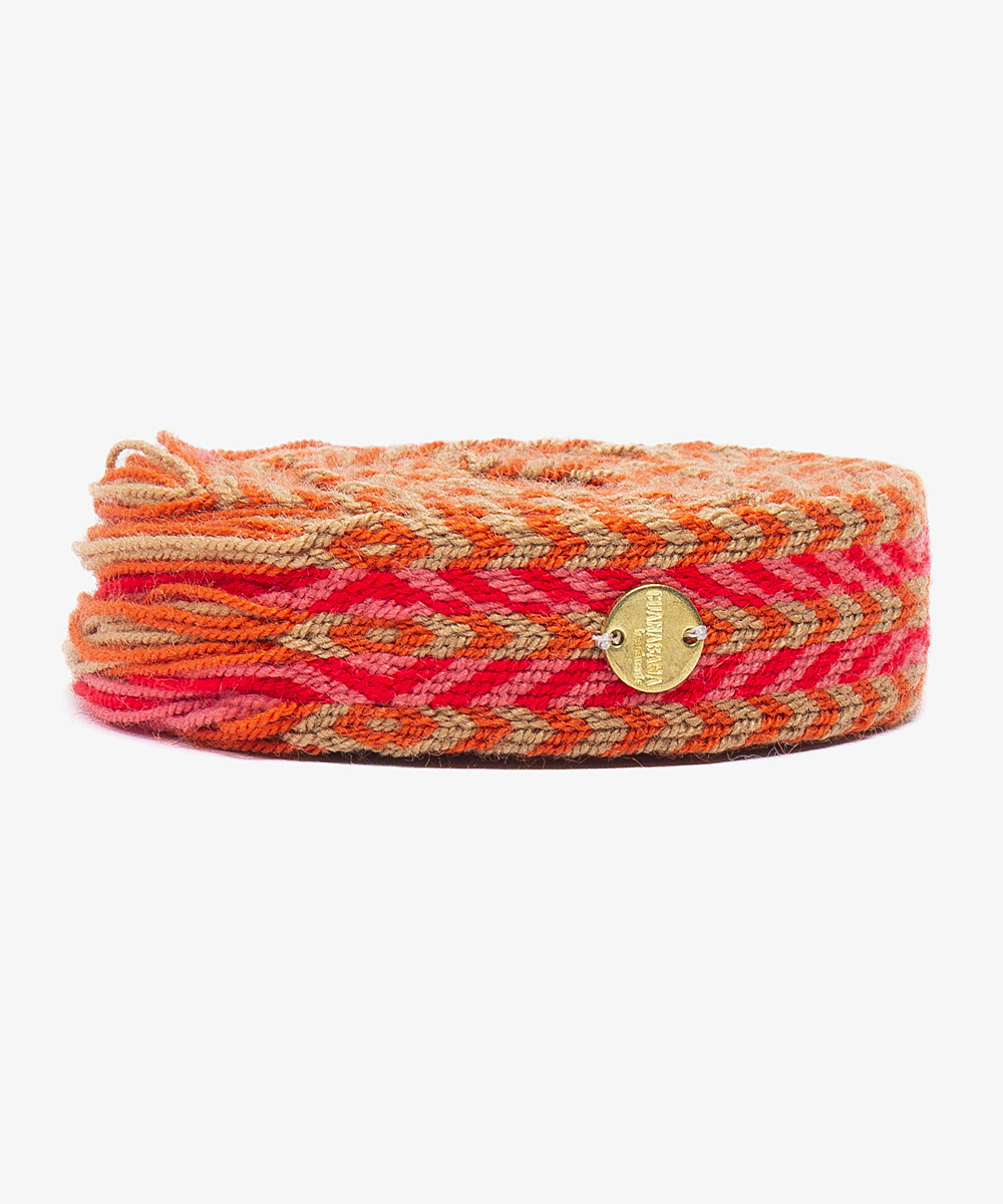 Thin belt with fringes - TOAST & ORANGE