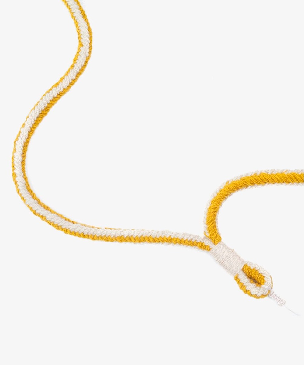 Mobile Cord - MUSTARD & WHITE