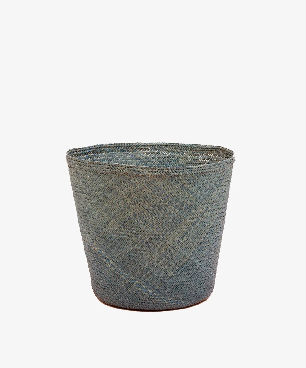 BASKET M - PLAIN  GREY