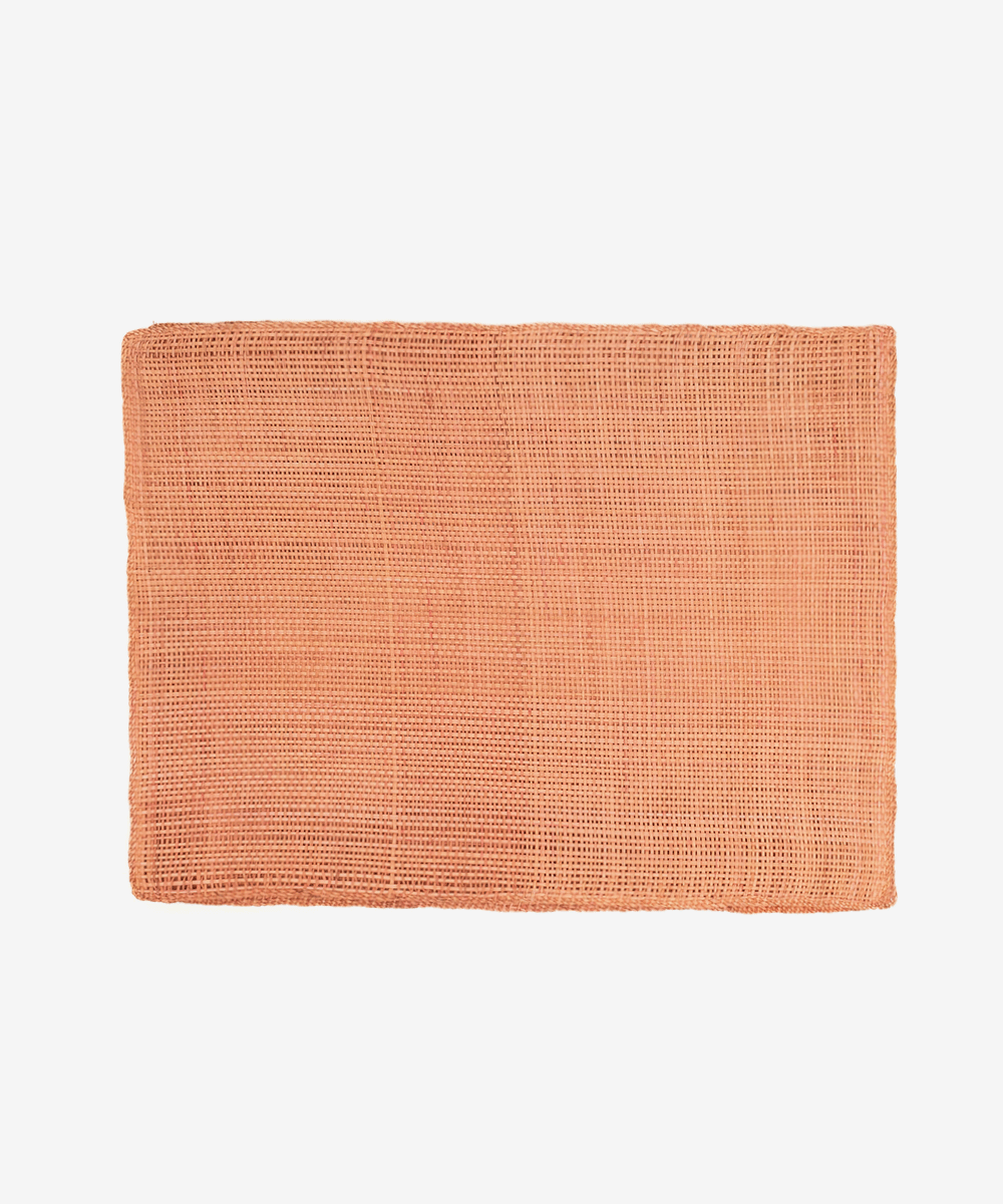 Straw placemat - SET OF 6- PINK