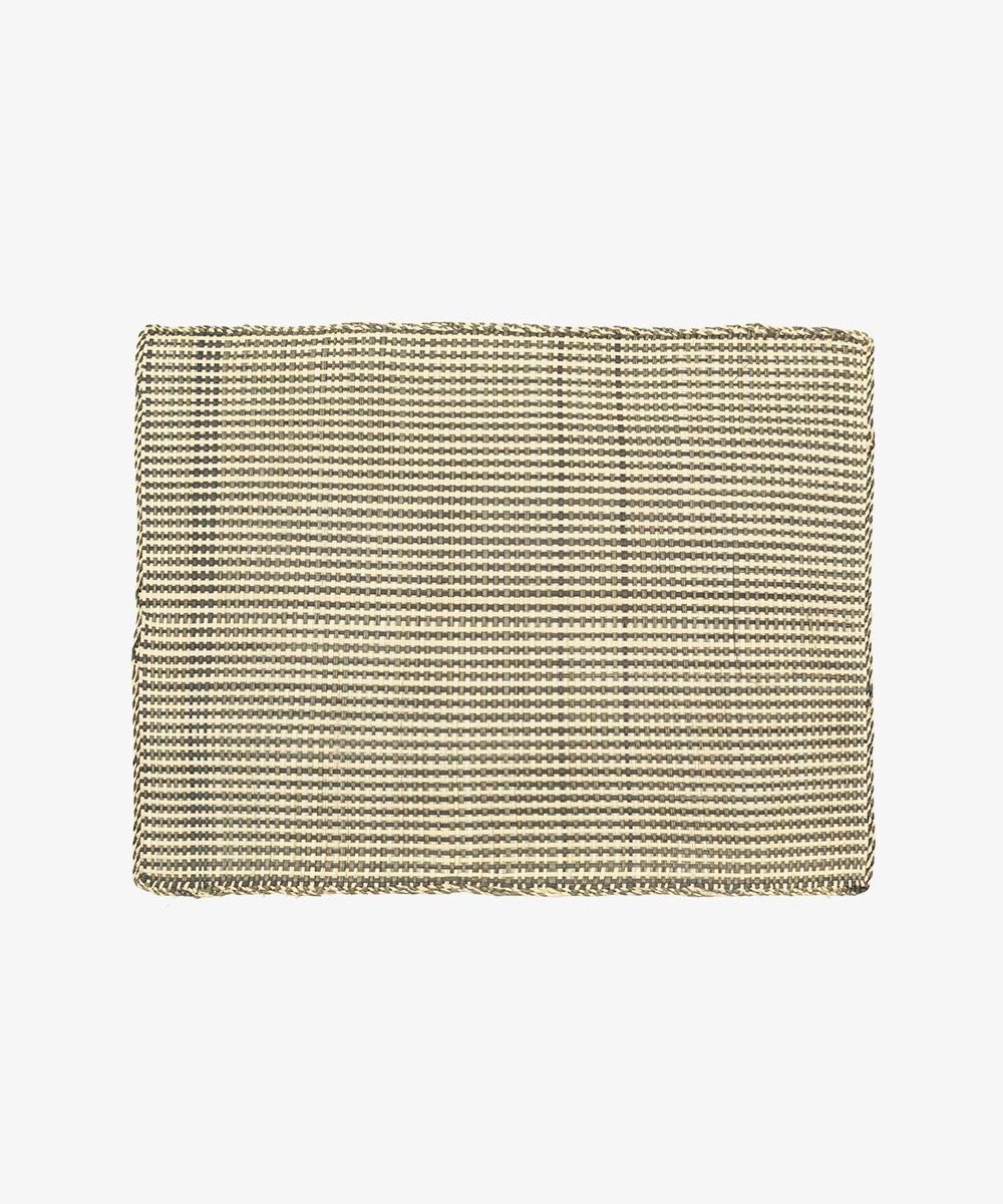 INDIVIDUAL RECTANGULAR - SET 6 - GRIS Y BLANCO