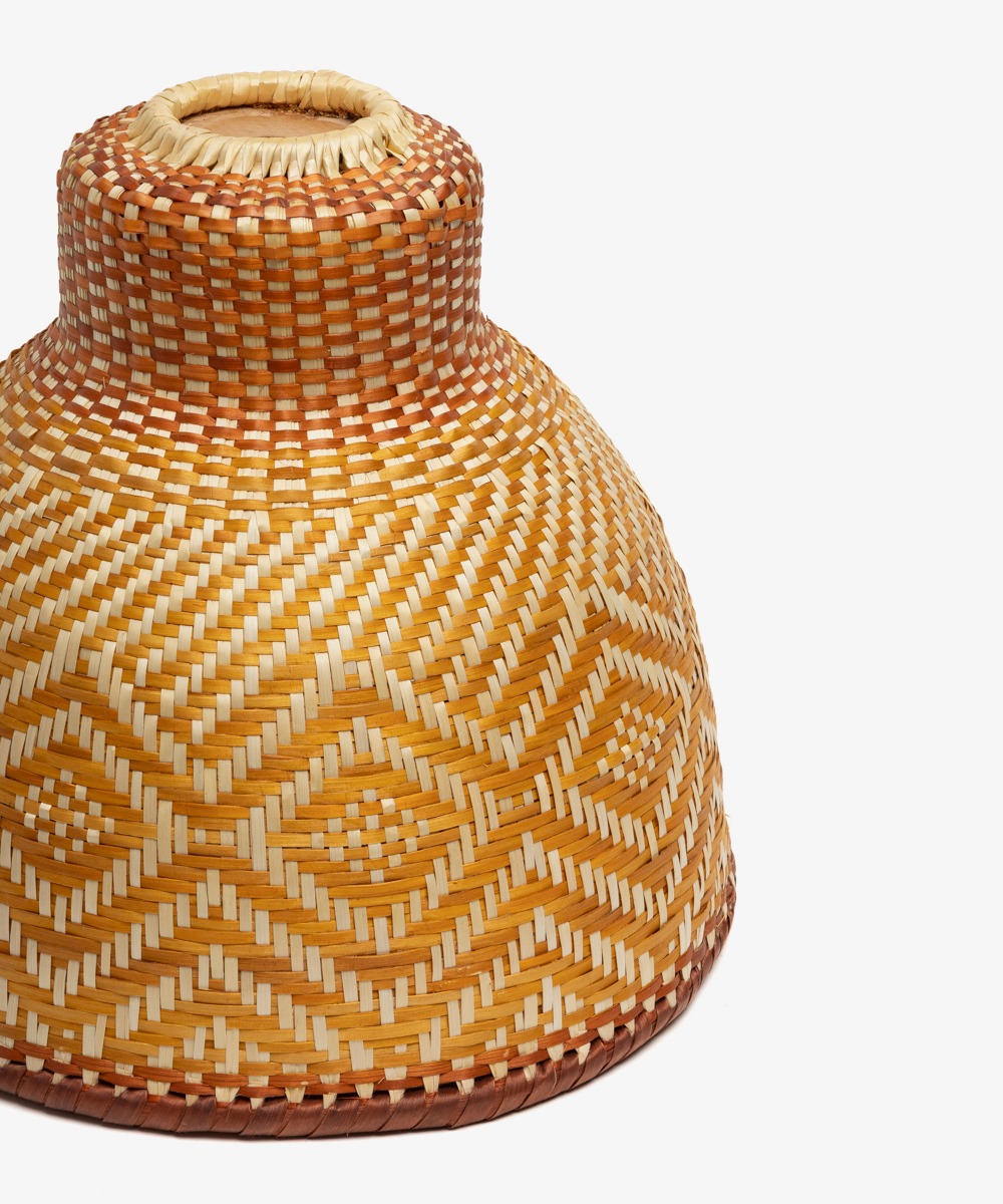 LAMPSHADE M - MUSTARD & Beige