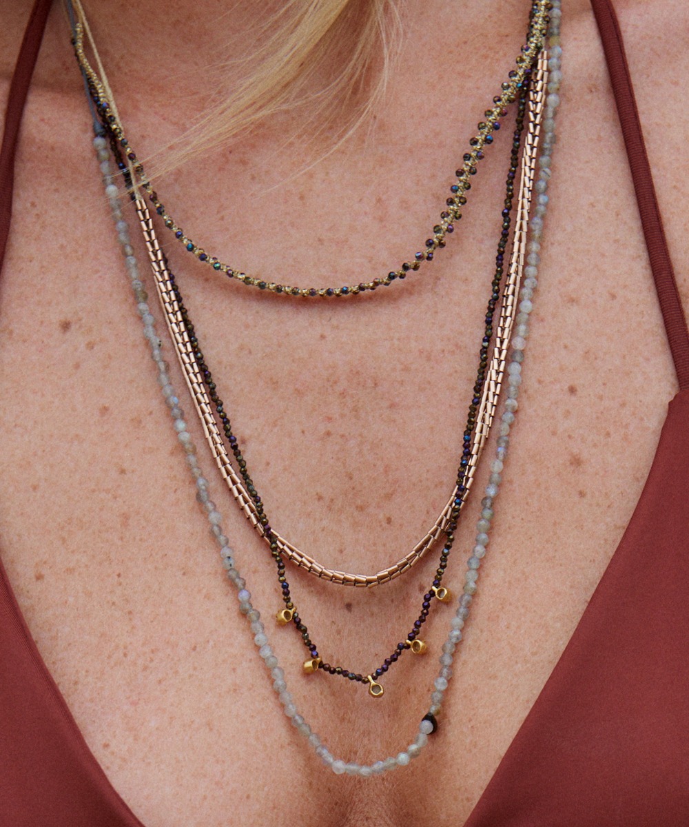 Claudia Necklace - IRRIDENT SPINEL