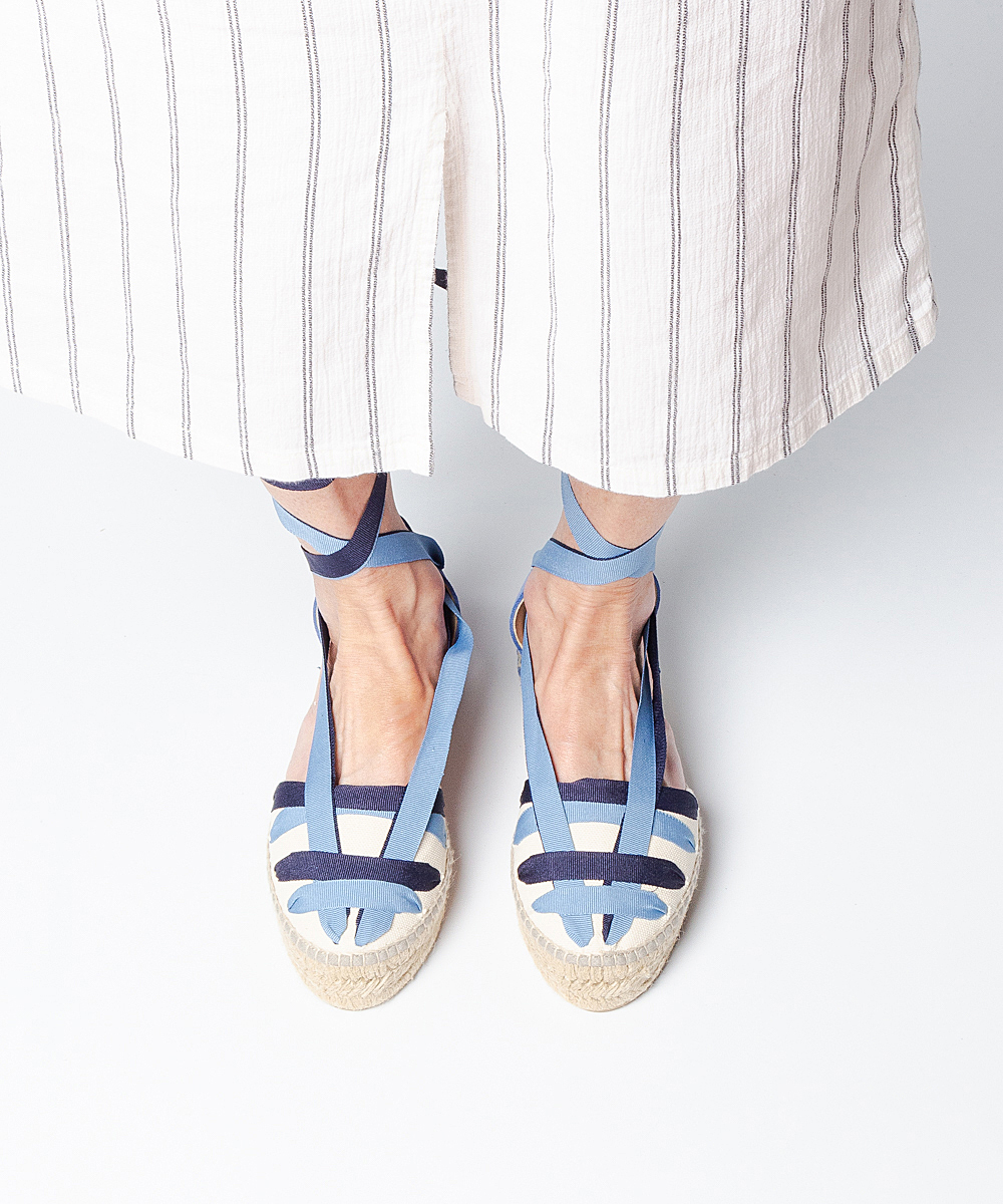 VALENCIANAS - NAVY & SKY BLUE