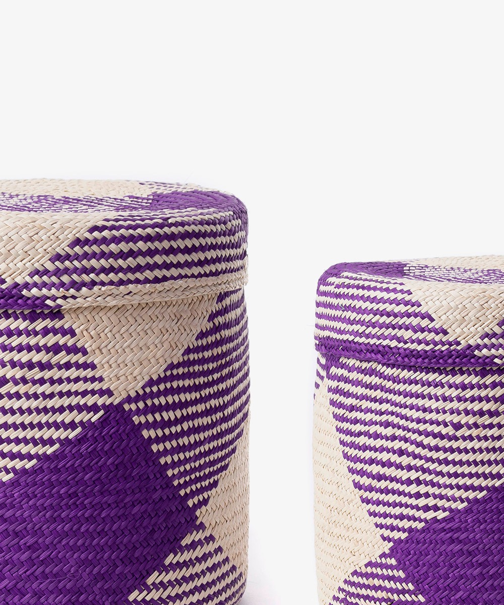Iraca Basket Set/2 Design ARUBA