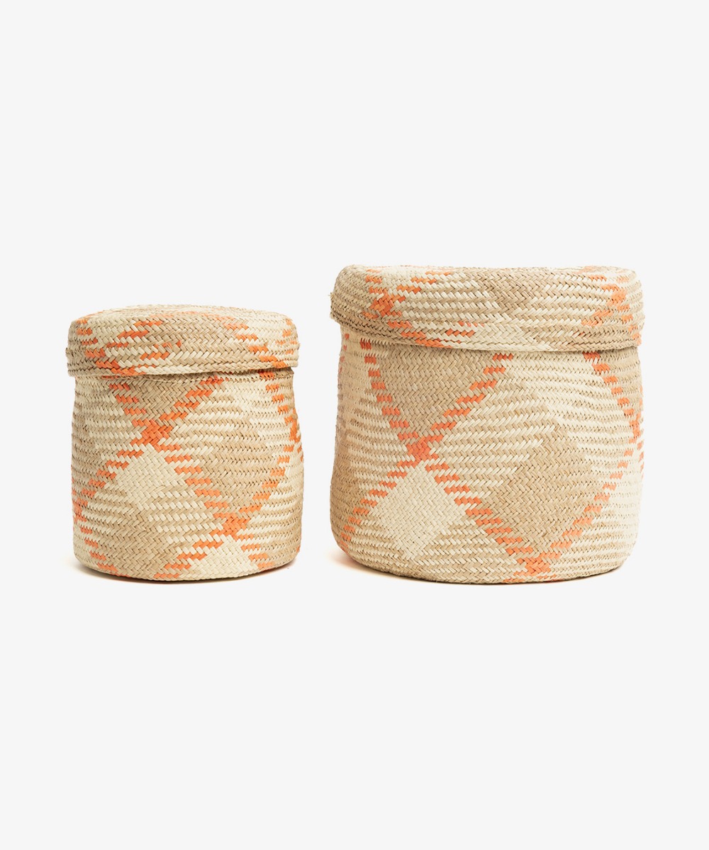 Iraca Basket Set/2 Design SANTIAGO