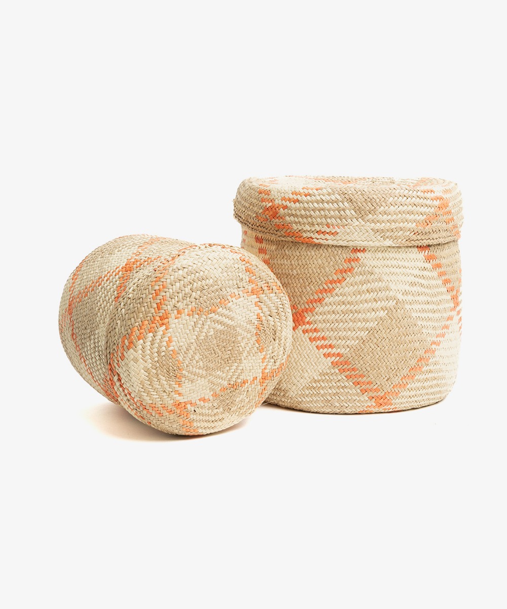 Iraca Basket Set/2 Design SANTIAGO