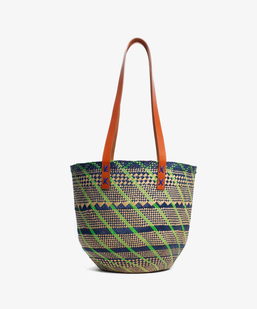 CANASTO BAG S - WITH LEATHER STRAP