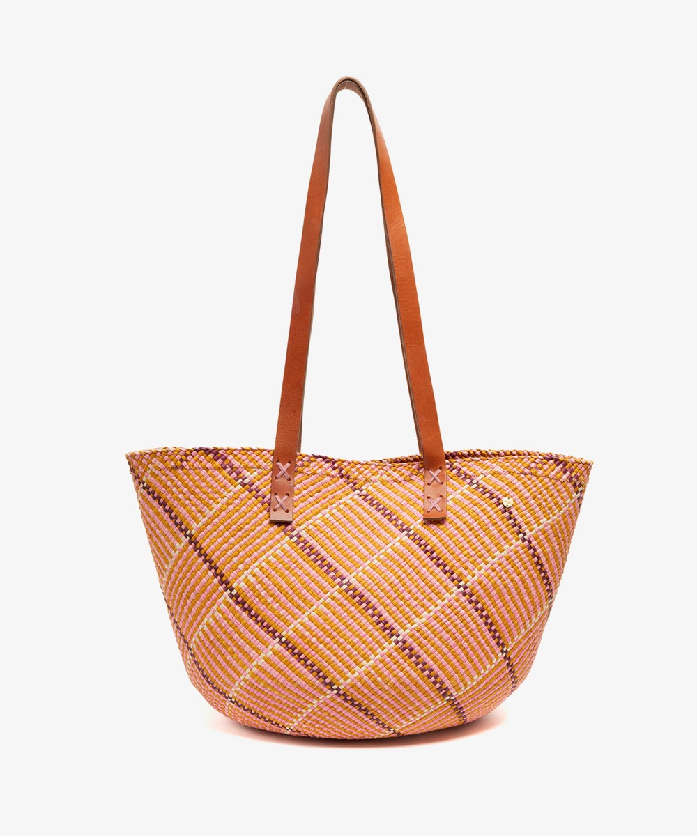 CANASTO BAG S - WITH LEATHER STRAP