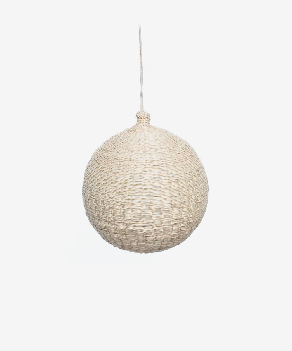 XMAS BALL 12 cm - 1 UNIT - WHITE