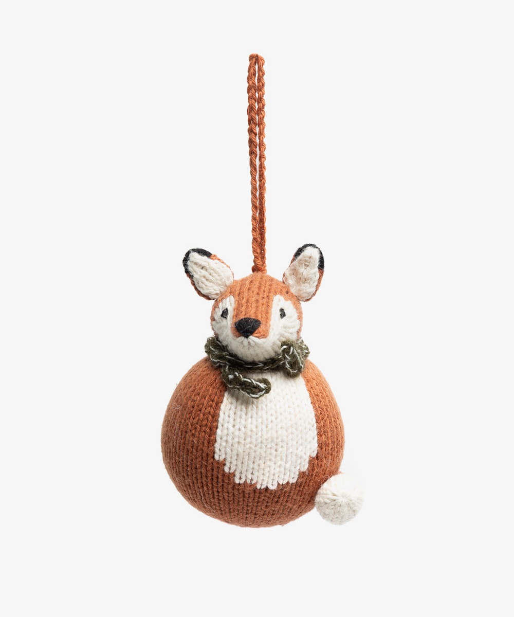 CHRISTMAS ORNAMENT - FOX WITH SCARF
