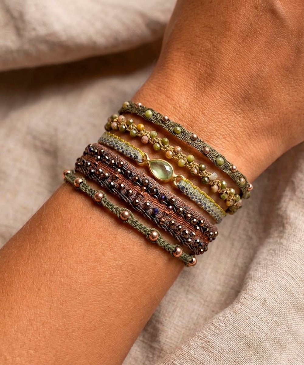 SET BRACELETS - EARTH TONES