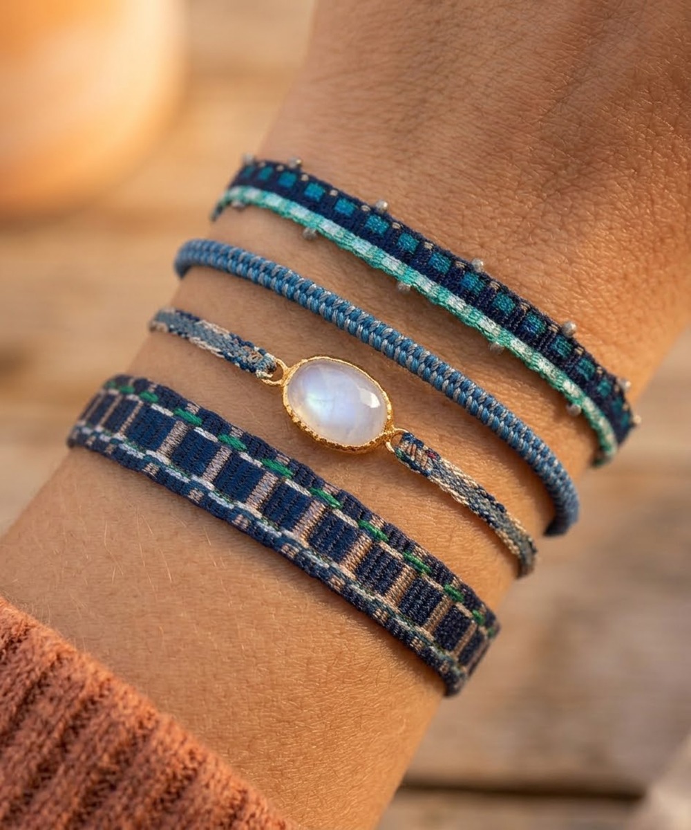 SET BRACELETS - BLUE