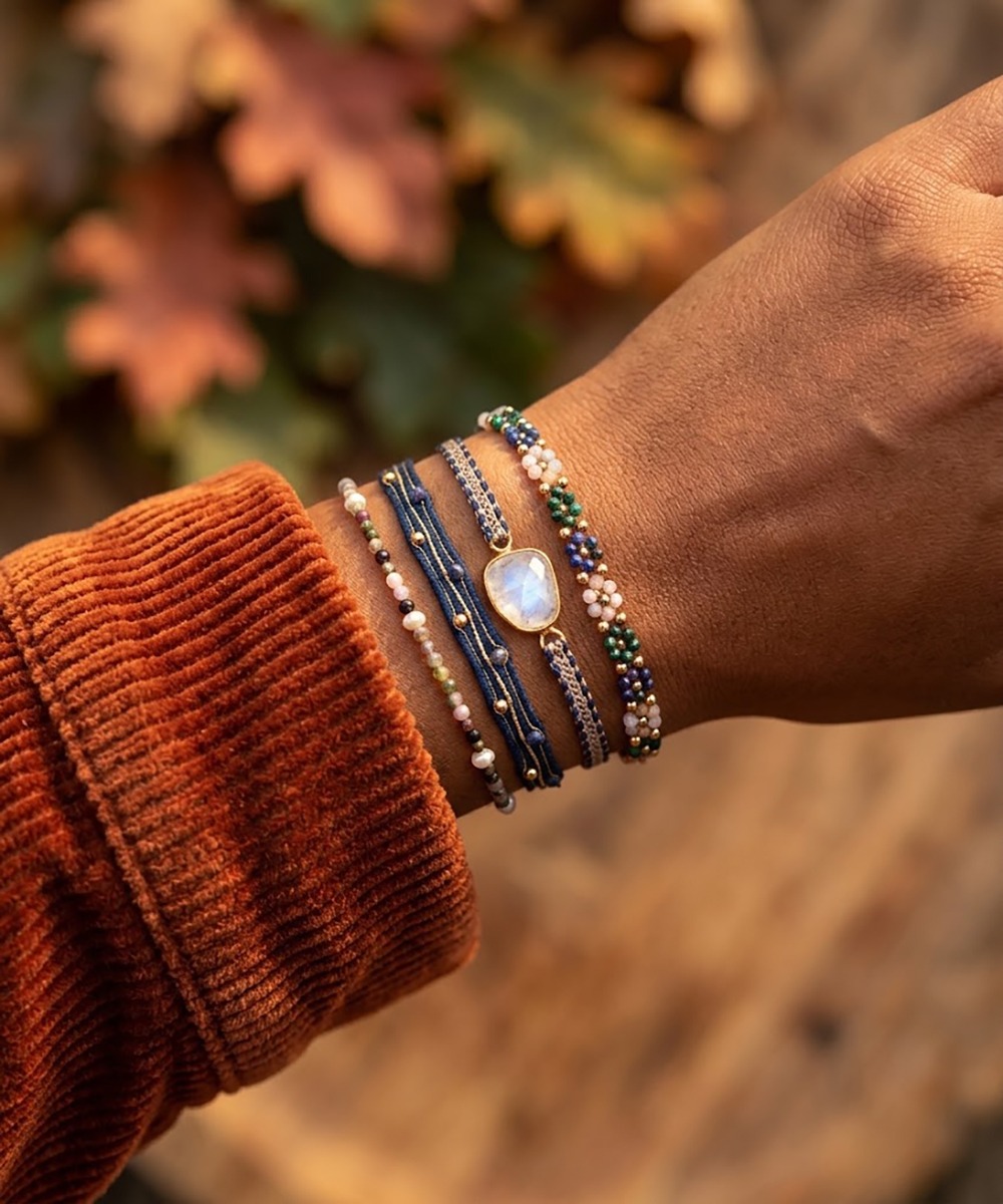 SET BRACELETS - NAVY BLUE