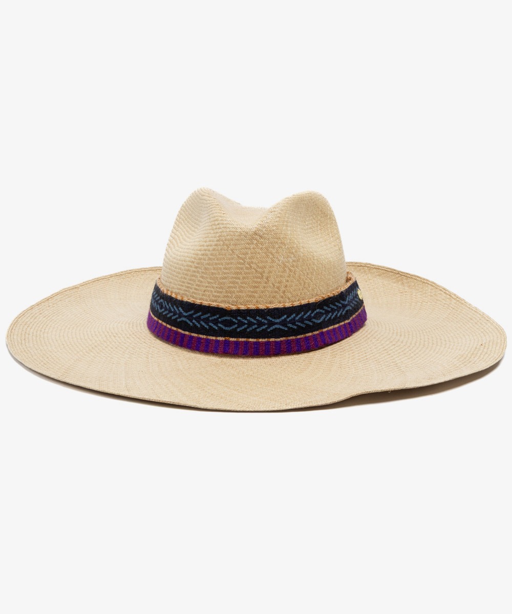 PANAMA Hat Extra Plain - XXL BRIM - TOSTADO